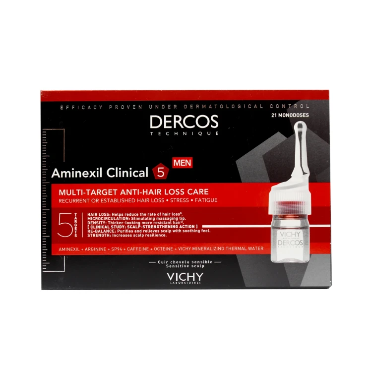 Vichy dercos aminexil antihair loss men 21*6m